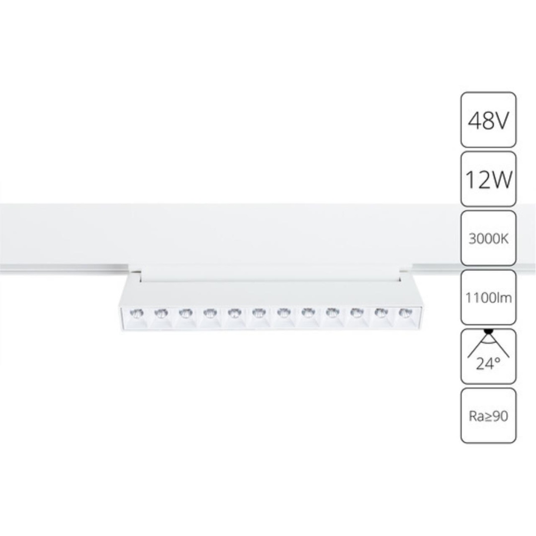 Магнитный трековый светильник Arte Lamp LINEA A4678PL-1WH