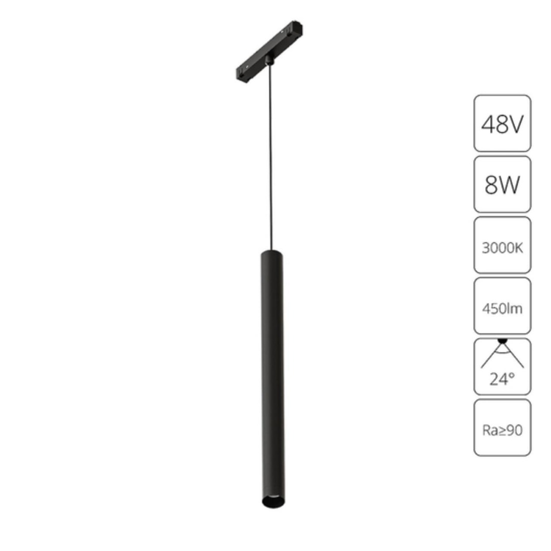 Магнитный трековый светильник Arte Lamp LINEA A4780SP-1BK