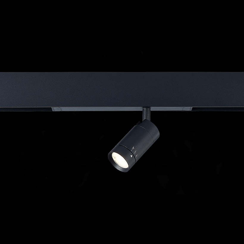 Св-к трек. SMART Zoom Черный LED 1*7W 2700K-6000K 400Lm Ra>90 15-38 IP20 D40xH90 220V ST658.496.07