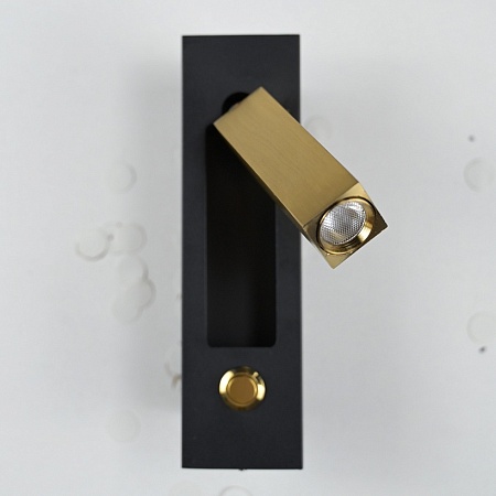 Бра Chelsom Wall Led Dock Brass Imperiumloft 144290-22 - фото