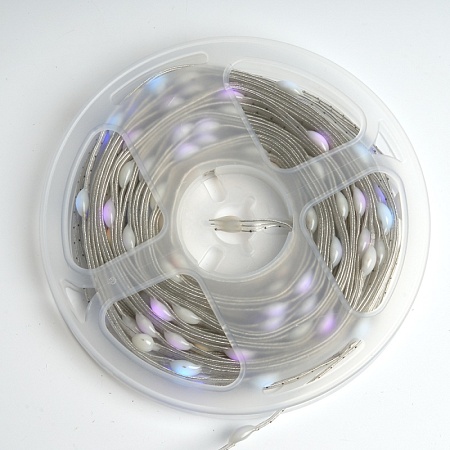 Гирлянда линейная Feron CL593 Smart, 10м USB  + Пульт ДУ RGB, прозрачный шнур - фото