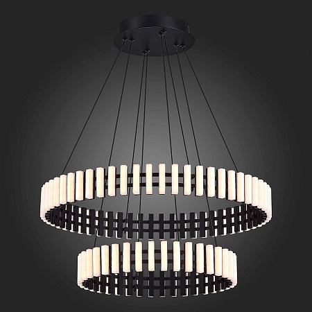 Люстра подвесная ST-Luce Черный/Белый LED 1*65W 3000K SL6203.403.65 - фото