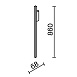Настенный светильник (бра) Maytoni Halo MOD245WL-L24BK - фото