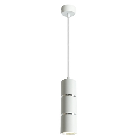 Светильник потолочный Feron ML1868 Barrel ZEN levitation на подвесе MR16 35W 230V, белый, хром, 55*180 - фото
