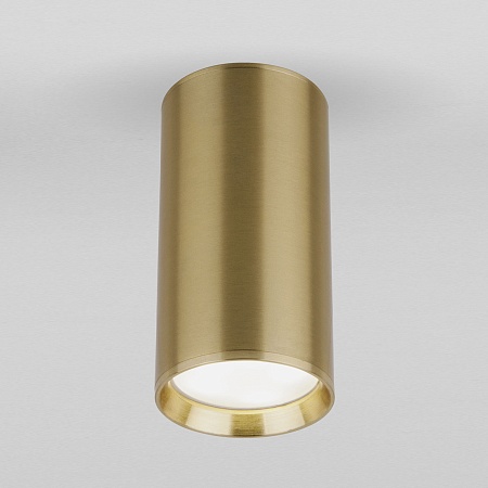 Накладной акцентный светильник DLN101 GU10 бронза Elektrostandard - фото