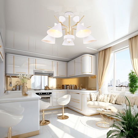 Потолочный светильник Eurosvet 70114/5 белый - фото