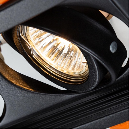 Точечный встраиваемый светильник Arte Lamp CANIS A6661PL-2BK - фото