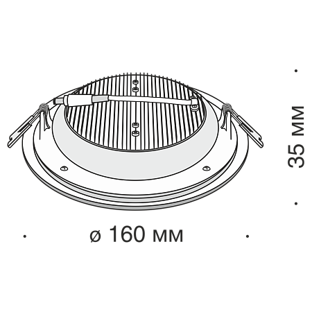 Встраиваемый светильник Technical DL304-L12W - фото