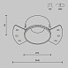 Встраиваемый светильник Technical Share DL051-01-GU10-RD-WMG - фото
