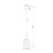 Подвесной светильник TK Lighting 11039 Sophia Cognac - фото