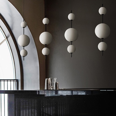 Подвесной Светильник White Beads Pendant D50 Imperiumloft 275303-22 - фото