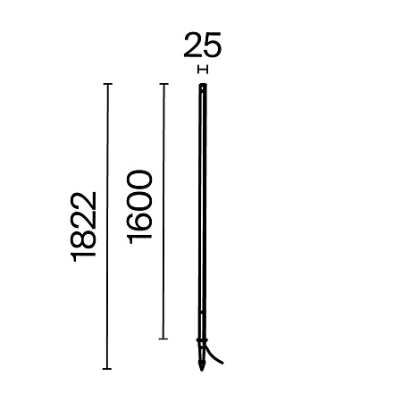 Ландшафтный светильник Outdoor Pole O440FL-L24GF3K - фото