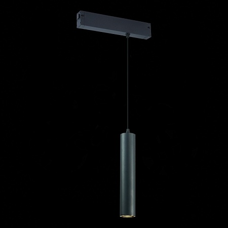 Св-к трек. Черный GU10 1*50W IP20 D54xH290 180-240V Без ламп ST507.403.01 - фото