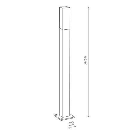 Светильник уличный наземный ST-Luce Серый/Белый LED 1*3W 4000K SL101.715.01 - фото