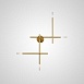 Настенное Бра Traverse Wall Gold H83 Imperiumloft 207739-26 - фото