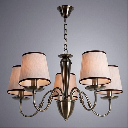 Подвесная люстра Arte Lamp FIONA A3227LM-5AB - фото