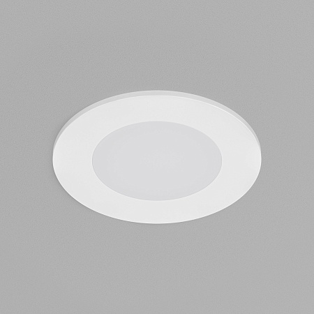 DK3101-WH Встраиваемый влагозащищенный светильник, IP65, до 10 Вт, LED, GU5,3, белый - фото