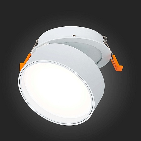 Встраиваемый поворотный светильник Белый LED 1*14W 4000K 1 100Lm Ra>90 120° IP20 D105xH ST651.548.14 - фото