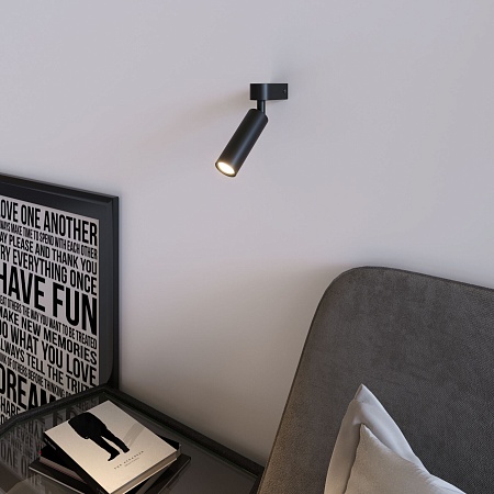 Настенный светильник Eurosvet 20143/1 LED черный - фото