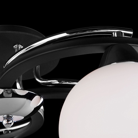 Потолочный светильник Eurosvet 9654/5 хром/черный - фото