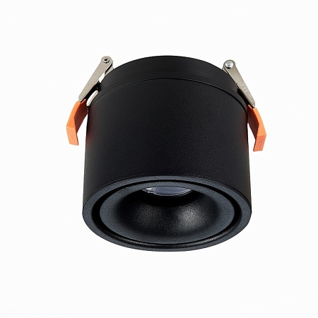 Св-к встр. Черный LED 1*12W 4000K 1 000Lm Ra>90 36° IP20 D100xH105 170-240VV ST652.448.12 - фото