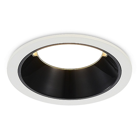 Св-к встр. Черный LED 1*7W 4000K 630Lm Ra80 120° IP20 D85xH45 100-240V ST755.448.07 - фото