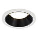 Св-к встр. Черный LED 1*7W 4000K 630Lm Ra80 120° IP20 D85xH45 100-240V ST755.448.07 - фото