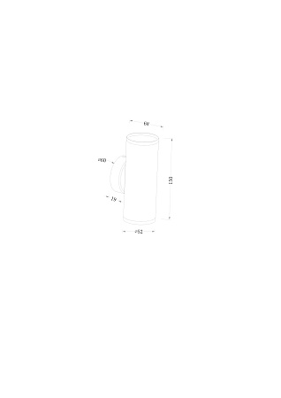 Настенный светильник (бра) Technical C068WL-02W - фото