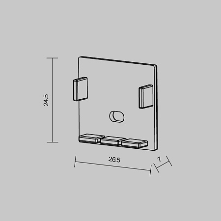 Комплектующие для профиля Led Strip 642001 - фото