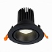 Св-к встр. Черный LED 1*10W 3000K 750Lm Ra>90 38° IP20 D102xH85 170-240V ST705.438.10 - фото