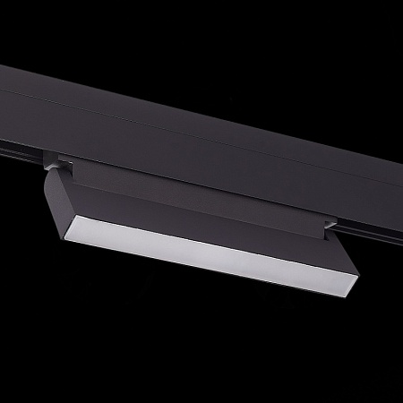 Магнитный трековый светильник Черный LED 1*12W 3000K 720Lm Ra>90 120 IP20 L219xW22xH108 ST363.436.12 - фото