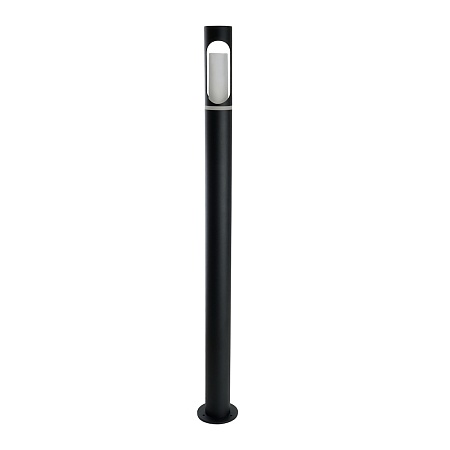 Светильник садово-парковый Feron DH1106, 15W, GU10, 230V, черный (столб) - фото