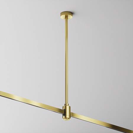 Крепление потолочное Medium одинарное 360мм Flarity латунь - фото