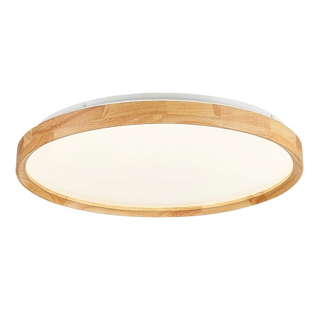 Светильник потолочный Светлое дерево/Белый LED 1*40W 3000K/4000K/6000K SLE201382-01 - фото