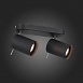 Спот ST-Luce Черный, Хром/Черный GU10 LED 2*3W SL597.401.02 - фото