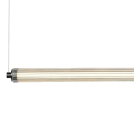 Светильник подвесной ST-Luce Черный/Прозрачный LED 1*30W 4000K SL6224.413.01 - фото