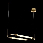 Подвес ST-Luce Латунь/Белый LED 2*10W 3000K SL6004.313.02