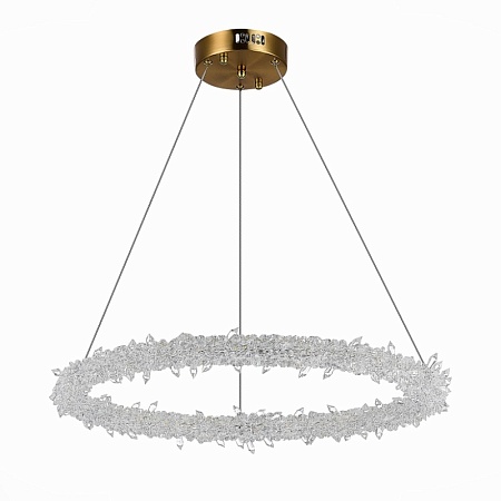 Люстра подвесная ST-Luce Золотистый/Прозрачный LED 1*58W 3000 - 6500K SL6105.203.01 - фото