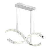 Светильник подвесной ST-Luce Хром/Прозрачный LED 1*44W 3000K SL6206.103.44