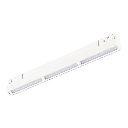 Магнитный трековый светильник Белый LED 1*18W 3000K 1 300Lm Ra>90 120° IP20 L330xW22xH4 ST804.536.18 - фото