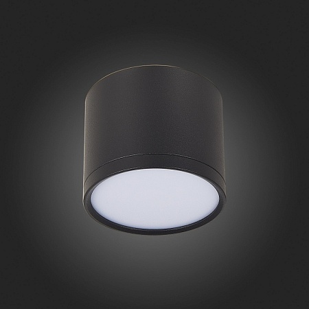 Светильник потолочный Черный LED 1*9W 4000K 702Lm Ra>90 120° IP20 D88xH75 170-240V ST113.442.09 - фото