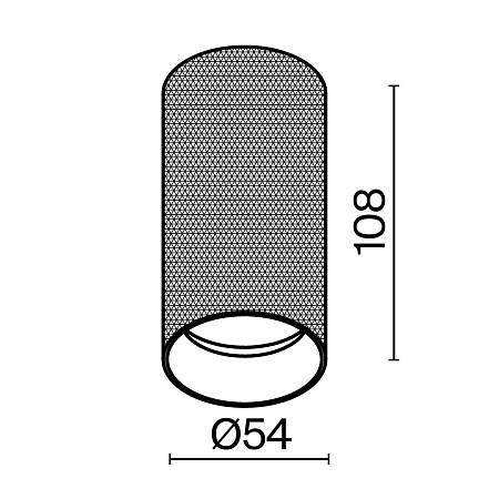 Потолочный светильник Technical C080CL-01-GU10-MG - фото