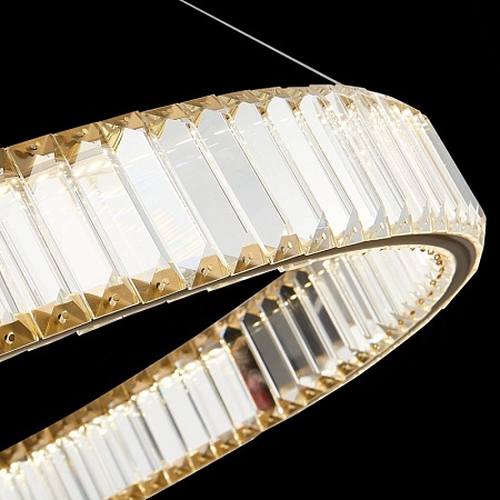 Люстра подвесная ST-Luce Латунь/Прозрачный LED 1*68W 4000K SL1622.313.01 - фото