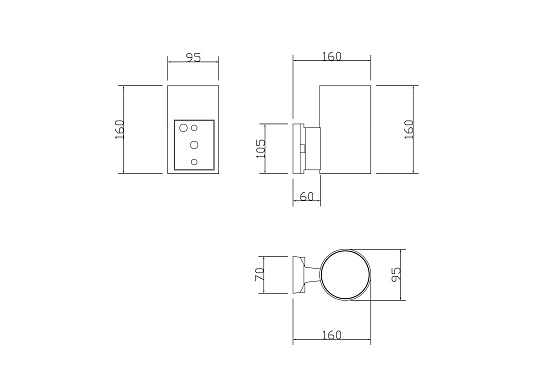 Настенный светильник (бра) Outdoor O419WL-01W - фото