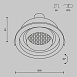 Встраиваемый светильник Technical DL113-GU10-01-RD-B - фото