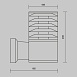 Настенный светильник (бра) Outdoor Bronx O576WL-01GR - фото