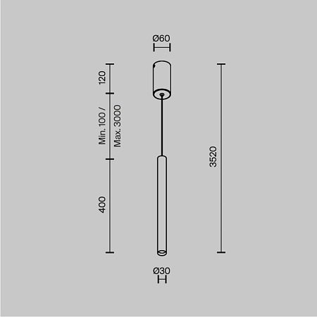 Подвесной светильник Maytoni Pro Base MOD159PL-L6BK - фото