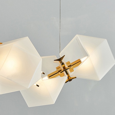 Люстра Gabriel Scott Welles Glass L2 Imperiumloft 123396-22 - фото