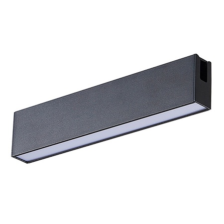 Магнитный трековый светильник FARM Черный LED 1*12W 3000K 576Lm Ra90 120 IP20 L232xW24x ST817.406.12 - фото