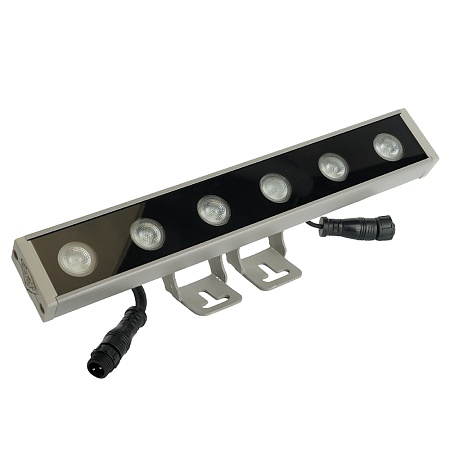 LL-893 Светодиодный линейный прожектор для подсветки стен, 2700K, 250*40*25mm, 6W DC24V, IP65 - фото